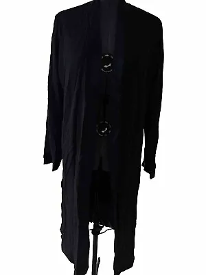 East Black Dressing Gown New Size 12 • £19.99