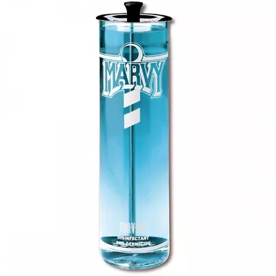 Marvy No.3 Barber Manicurist Disinfectant Glass 25 Oz. Jar- Brand New In Box. • $25.95