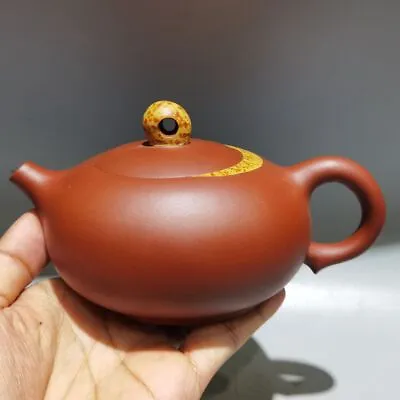 Vintage Chinese Yixing Purple Clay Teapot Zisha Ceremony Gift Teaware Exquisite • $362.99