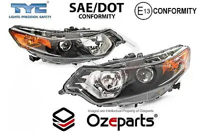 Set / Pair LH+RH Head Light Non Xenon For Honda Accord Euro CU Series 1 08~11 • $341