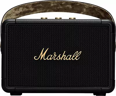 Marshall - Kilburn II Portable Bluetooth Speaker - Black/Brass • $299.99