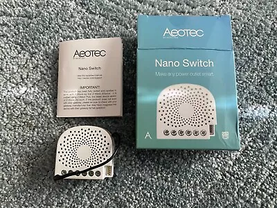 AEOTEC Nano Switch Z-Wave *used* • $29.95