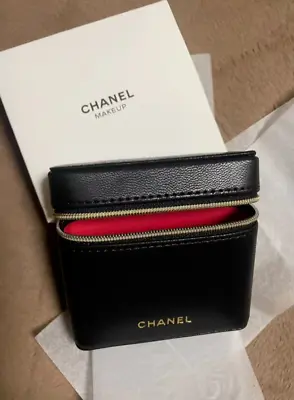 Chanel Beauty Vip Gift Makeup Case Jewelry Box Lipstick Box Black No Lipsticks • $135