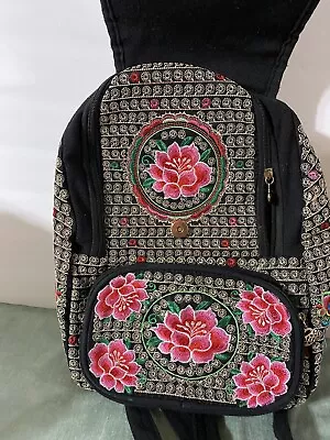 Mexican Style Embroidered Backpack  • $14.95