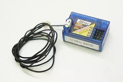 Hitec HFS-04MG 4Ch FM Single Conversion Long Range Receiver Neg Shift 72mhz Ch50 • $15.95