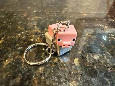 Minecraft Pig Keychain • $2