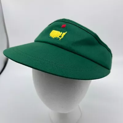 Masters Hat Visor Adult Strapback Adjustable Golf Masters Green • $14.02