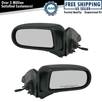Manual Remote Side Mirrors Left & Right Pair Set Of 2 For 99-03 Mazda Protege • $78.16