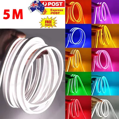 5-20M LED Strip Neon Rope Lights Dimmable Waterproof Flex DC 12V Tube Bar Sign • $10.99