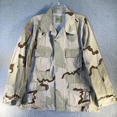 DCU Desert Camo Coat XL Regular RipStop Combat Jacket Gorpcore Nature BDU • $29