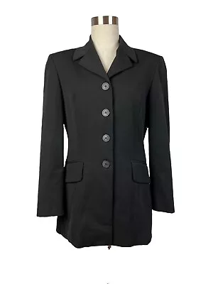 Vertigo Pour La Ville Four Button Blazer Jacket Black Size Small France Lined • $17.99