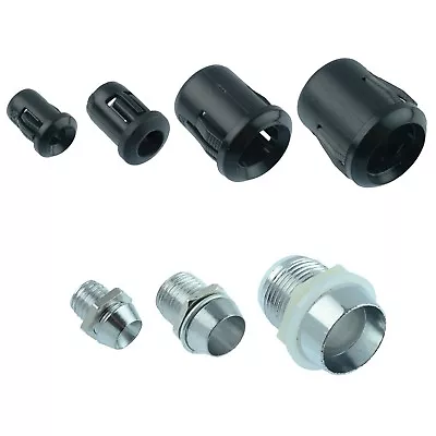$2.18 • Buy 3mm 5mm 10mm LED Chrome Or Black Plastic Holder Bezel Mount
