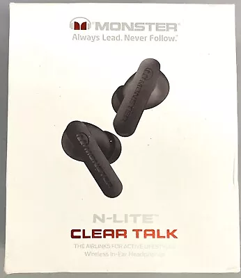 Monster N-Lite Clear Talk Wireless In-Ear Headphones • $24.95