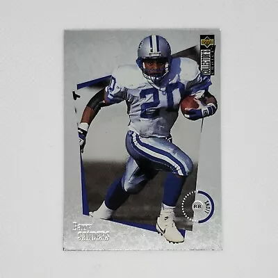 1996 Upper Deck Collectors Choice Barry Sanders MVP #M16 Lions RB Football Card  • $1