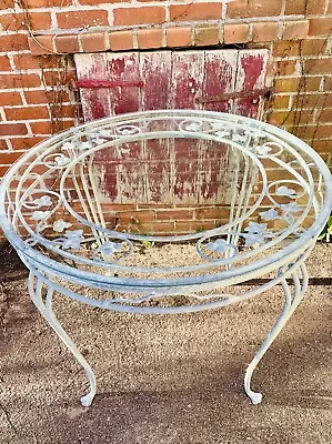 We Ship! Vintage Wrought Iron Outdoor Furniture Salterini Woodard • $1095