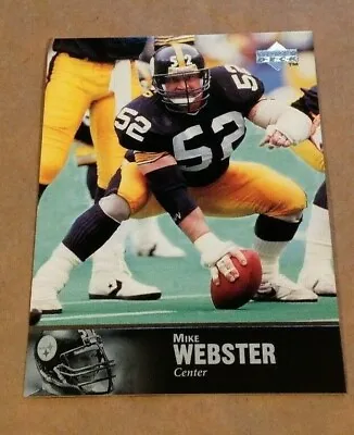 Mike Webster 1997 Upper Deck Legends NON Auto Autograph Card • $225