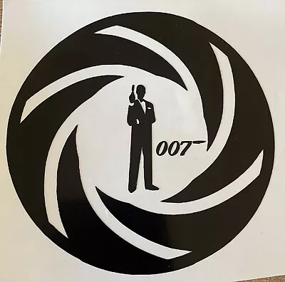 LARGE  DECORATIVE JAMES BOND Vinyl Decal Sticker • £3.50