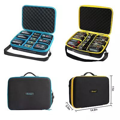 Battery Storage Carry Case For Makita Dewalt Milwaukee Battery & Charger & Tools • £25.99