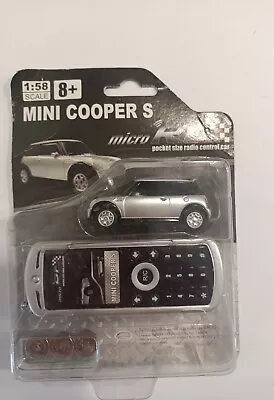 £16.36 • Buy  Mini Cooper S Pocket Size Radio Control Car 1:58 Scale New In Box 