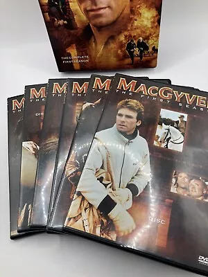 Macgyver 1985 DVD 6 Disc Complete 1st Season Boxed Richard Dean Anderson 1043 Mn • $5.06