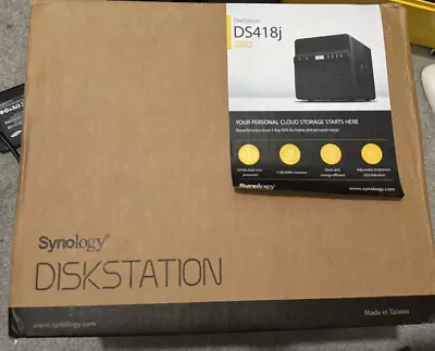 Synology DiskStation DS418j Is A 4-bay NAS Server (Diskless) • £164