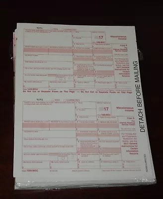 2017 10 Employee Adams W-2  W2 Kit 6-part Irs Tax Forms Laser Inkjet + Envelopes • $14.75