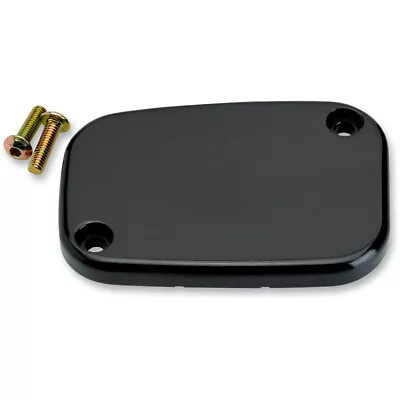 Joker Machine Black Smooth Front Brake Master Cylinder Cover Harley 08-15 FLH/T • $49.46