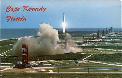 Cape Kennedy Florida Martin's Titan Missile Launch Unused Vintage Postcard • $4.99