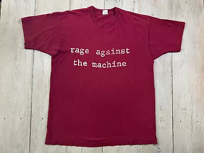 Vintage Rage Against The Machine Molotov Cocktail T-Shirt Size XL 1992 • $99.99