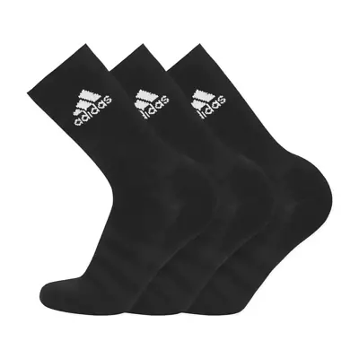 Adidas Men's Cushioned Crew Sock 3-Pack - Black • $44.95