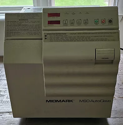 Midmark M9D Autoclave - Potential Working Unit Or Parts - Missing 2 Screws  • $750