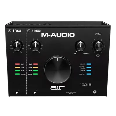 M-Audio AIR 192 6 2-In 2-Out 24/192kHz USB Audio MIDI Interface  • £110