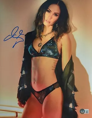 SIMPLY PERFECT! Megan Fox Signed Autographed 11x14 Photo Beckett BAS WITNESSED! • $109