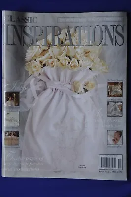 Classic Inspirations Embroidery Magazine Issue  1 1  1996 With Pull Out Patterns • £3.70