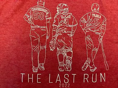 St. Louis Cardinals Yadier Molina Albert Pujols Adam Wainwright Last Run 2022 • $15