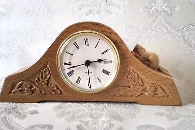 Beaverman Clock - Yorkshire Oak Mantle Clock - Original • £150
