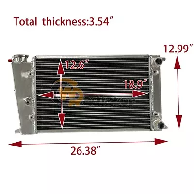 Aluminum Radiator For 1975-1981 1976 VW GOLF MK1 Jetta SCIROCCO GTI SPEC 1.6 MT • $122