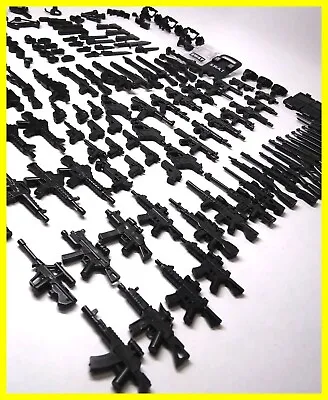 Lot Of 110+ Piece Custom Weapons & Accessories 1:10 1:18 1:25 Compatible Set • $25