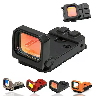 Universal Glock Folding Flip Up Red Dot Laser Sight RMR Holographic Reflex Sight • $37.49