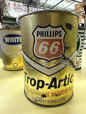 Vintage Phillip 66 Trop-Artic All Season Motor Oil 1 Quart • $5