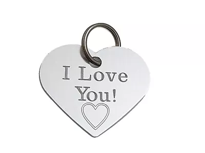 I Love You Keyring Valentines Day Gift Birthday Present Keychain Partner Wife • £3.20