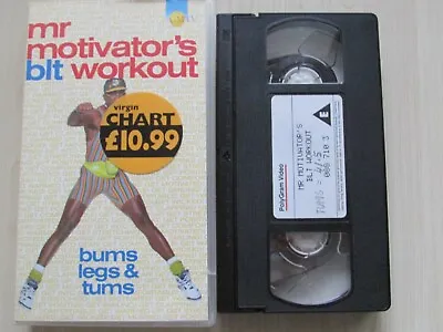 Mr Motivator's Blt Workout 'bums Legs & Tums' 1993 Vhs Video Tape . • £4.99