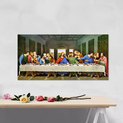 The Last Supper (Restored) By Da Vinci - Quality Canvas 30 X16  Ready To Hang • £24