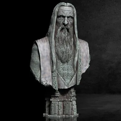 £39.68 • Buy Saruman Lord Of The Rings 3D Printed Bust ***3DElitePrints*** 