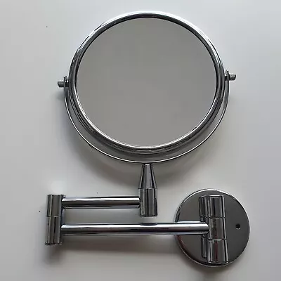 Extendable 3x Magnifying Wall Mounted Bathroom Swivel Mirror Double Sided 360°  • £13.99