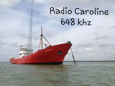 Radio Caroline Viynl Sticker • £1.75