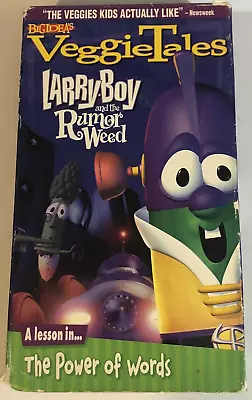Veggie Tales VHS Tape Larry Boy And The Rumor Weed • $3.59