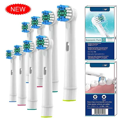 $14.29 • Buy For Oral B Precision Electric Toothbrush Replacement Brush Heads 8 PCS 