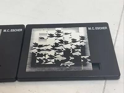 Vintage MC Escher Slide Tile Puzzle Sky Water 1938 Pussycat Made In Germany • $20