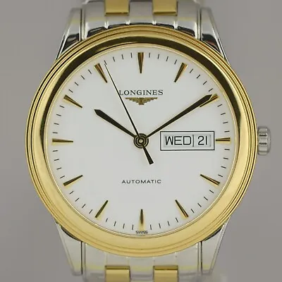 Longines Flagship Automatic 38.5mm L4.899.3.22.7 Steel And Gold Unworn 2022. • £1150